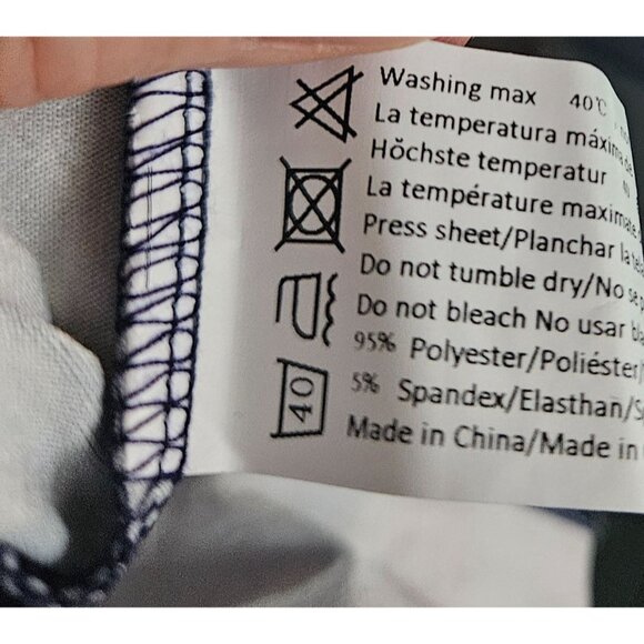 Womens Cold Shoulder Floral Maxi Dress Size XL Navy With Pink & White Boho - Picture 11 of 12